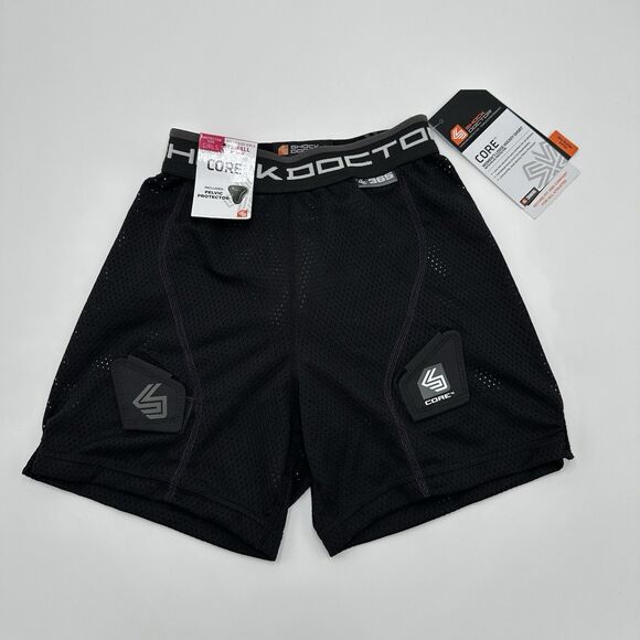 Shock Doctor Core Girls S 20-22" Youth Loose Hockey Shorts Pelvic Protector New - Picture 2 of 13